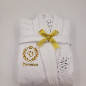 Set halate de baie personalizate prin broderie 3