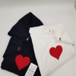 Set 2 Hanorace cuplu personalizate "Inima - Love"