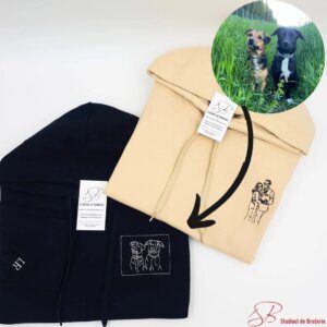 hanorace personalizate brodate cu poza animalut animale 4