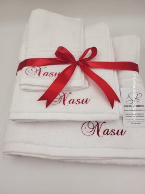 Cos de cumparaturi 20 Prosoape de baie personalizate broderie cadouri nasi cadouri botez cadouri nasi 6