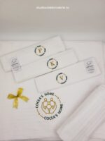 Lenjerie de pat 100% bumbac personalizata prin broderie Cadou - imagine 3